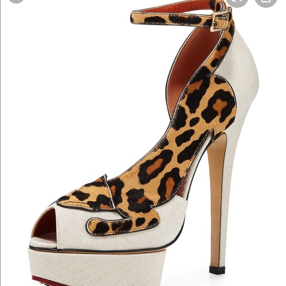 Charlotte Olympia | Shoes | Charlotte Olympia Leopardess Wheels New ...